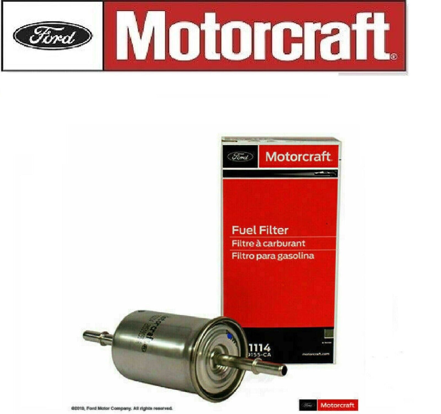 Genuine Ford OEM Motorcraft Engine Fuel Filter Gas Filter FG1114 1PC NEW