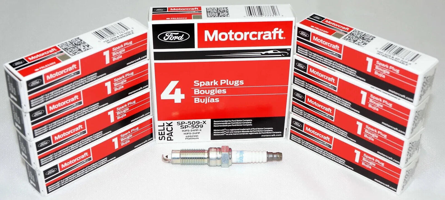 Set of 8 Genuine OEM Motorcraft SP509X Spark Plug HJFS24FPX SP509 HJFS24FP