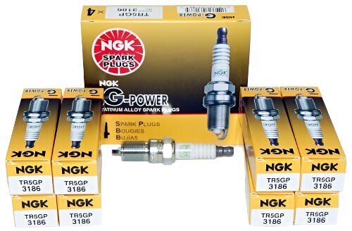 Set of 8 NGK 3186 TR5GP Platinum Alloy Spark Plug G-Power