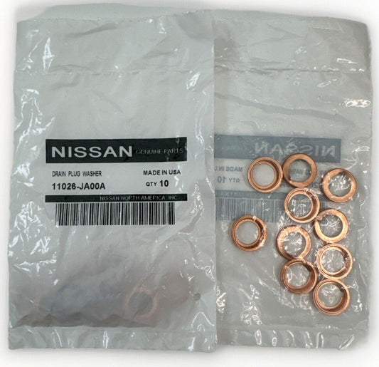 NISSAN OEM drain plug gasket 11026-JA00A  11026-01M02 FREE SHIPPING (10 pack)