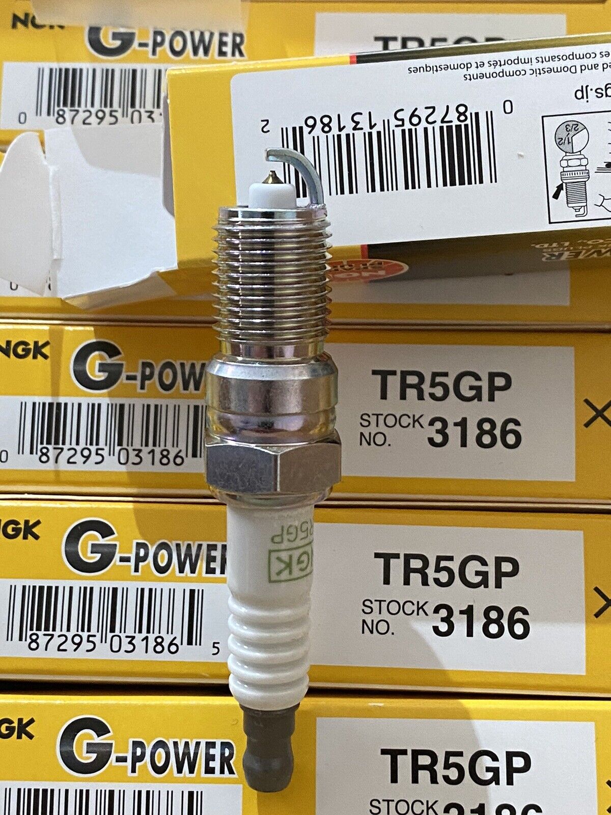 Set of 8 NGK 3186 TR5GP Platinum Alloy Spark Plug G-Power