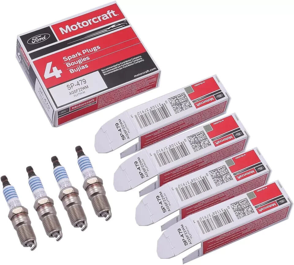 Set of 8 Genuine OEM SP479X Motorcraft Spark Plug Ford AGSF22WMX