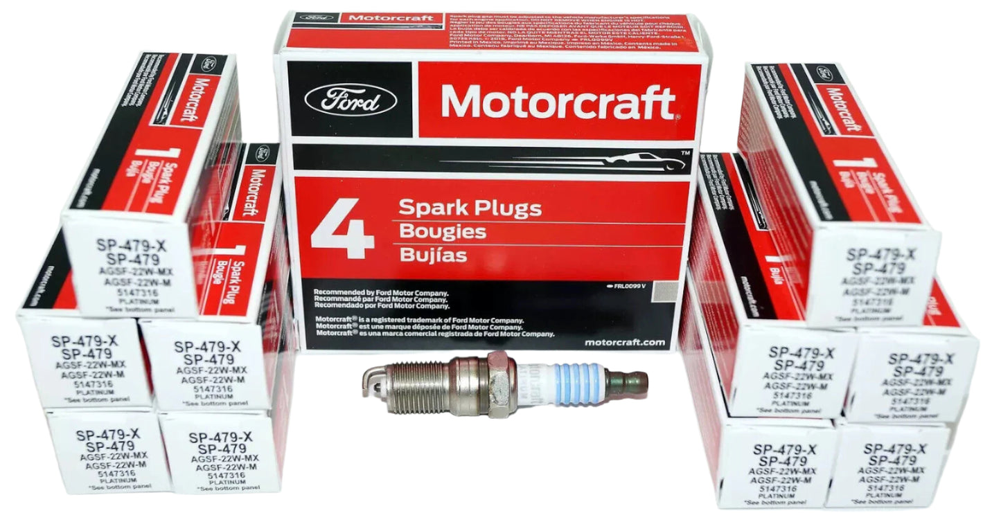 Set of 8 Genuine OEM SP479X Motorcraft Spark Plug Ford AGSF22WMX