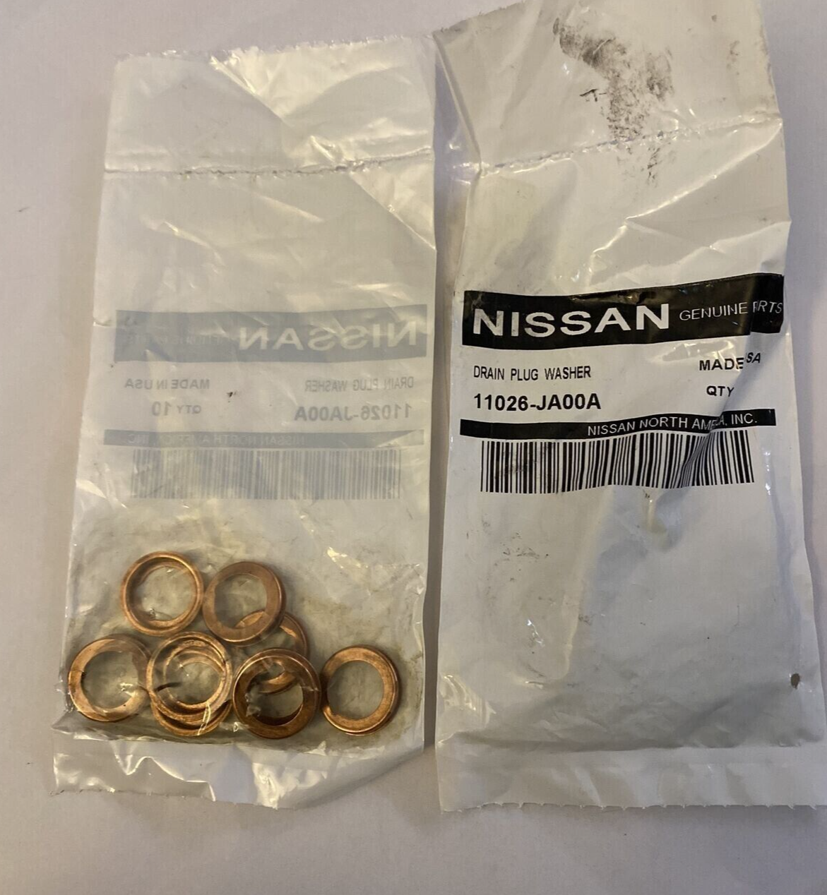 NISSAN OEM drain plug gasket 11026-JA00A  11026-01M02 FREE SHIPPING (10 pack)