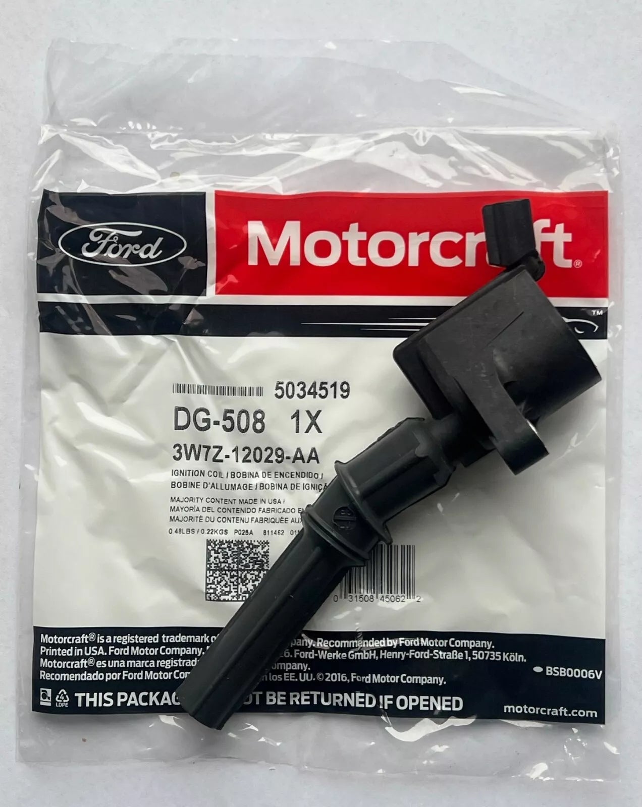 DG508 Ignition Coil Motorcraft f150 f350 Lincoln Expedition 3W7Z-12029-AA Pack 1