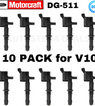 Set of 10 Motorcraft 3L3E12A366CA | DG511 Ignition Coils Fits FORD F250,350,450