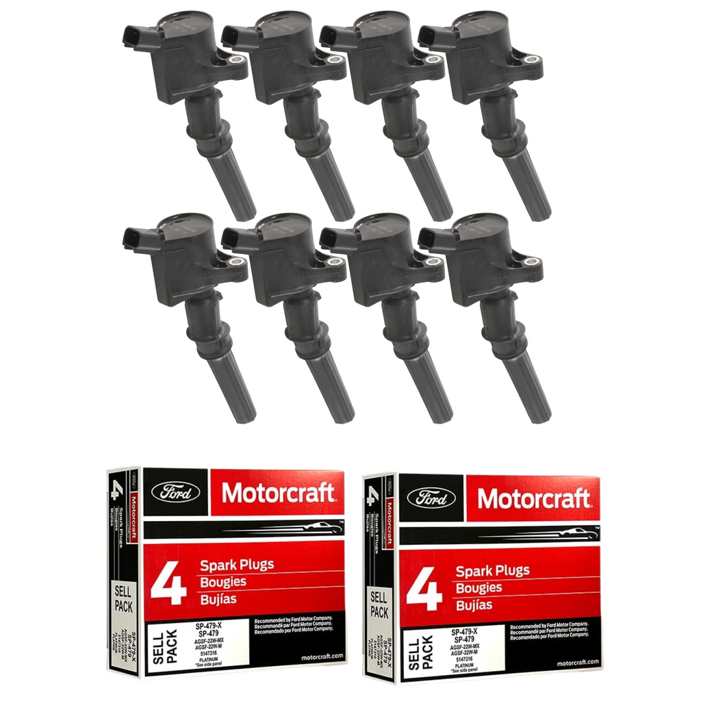 Ignition Coils 8pcs Motorcraft DG-508 Ford F150 3W7Z12029-AA 4.6L 5.4L SP479 493